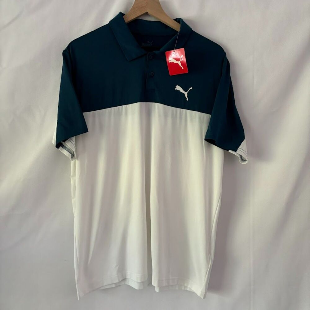 Men's Puma brand Polo Golf Shirt Size L NWT *NEW
